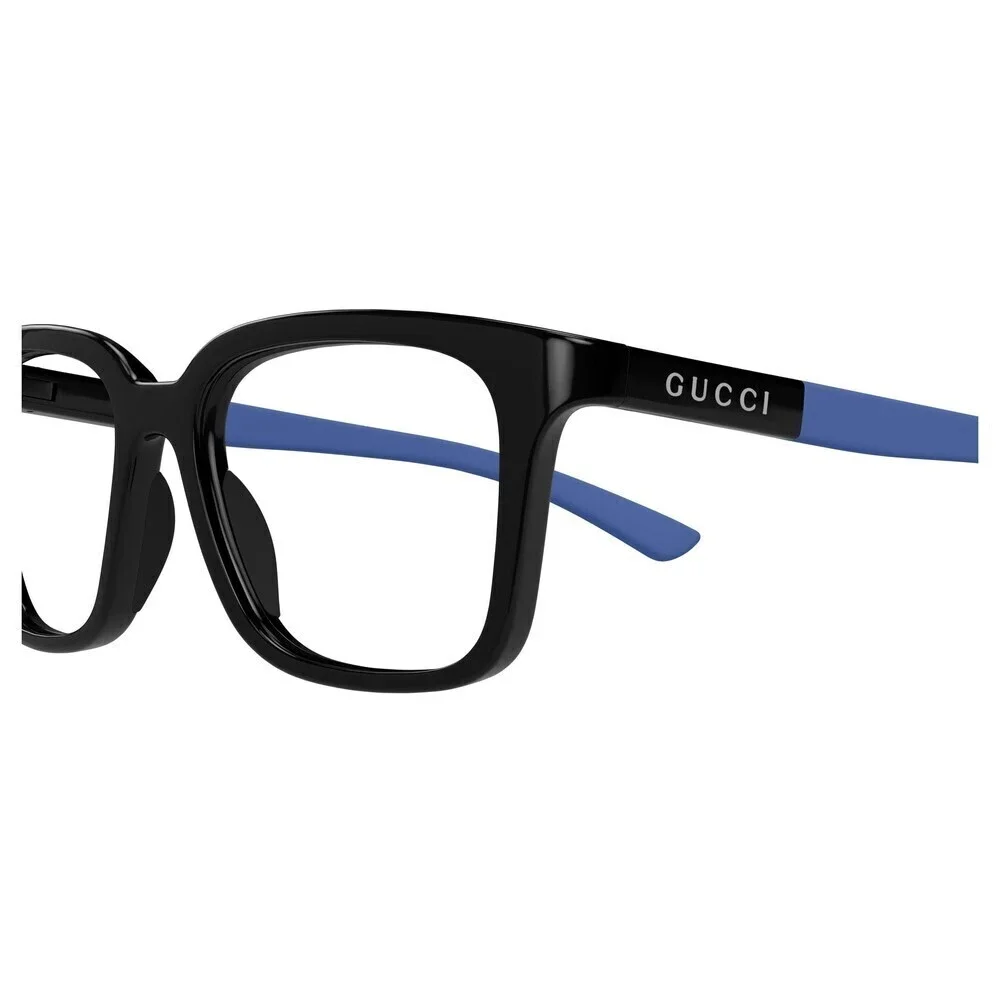 NWT GUCCI GG1738o 004 Black Blue Eyeglasses